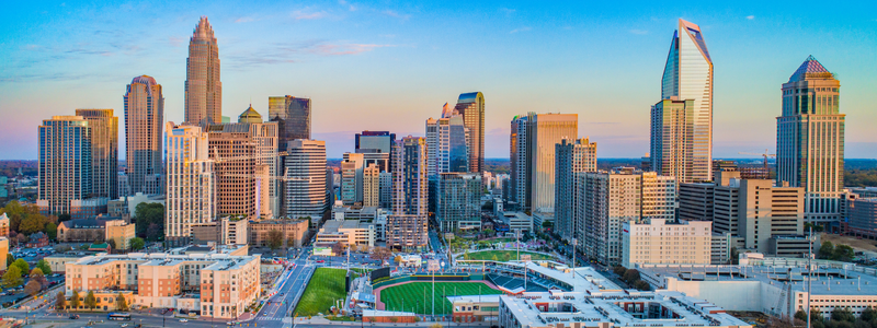 Charlotte, NC&nbsp;skyline