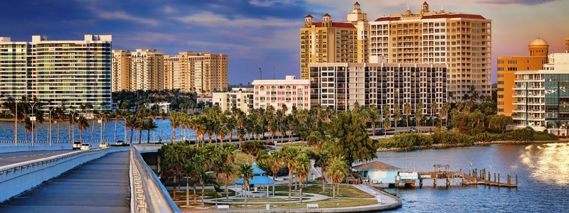 Sarasota, FL&nbsp;skyline