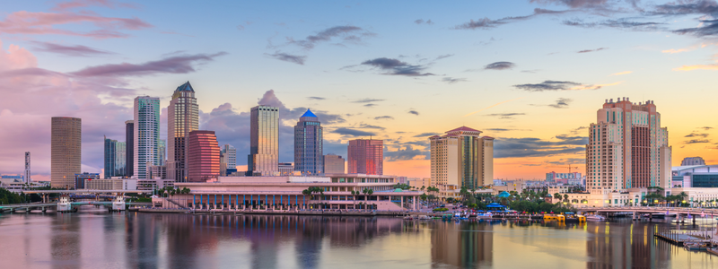 Tampa Bay, FL&nbsp;skyline